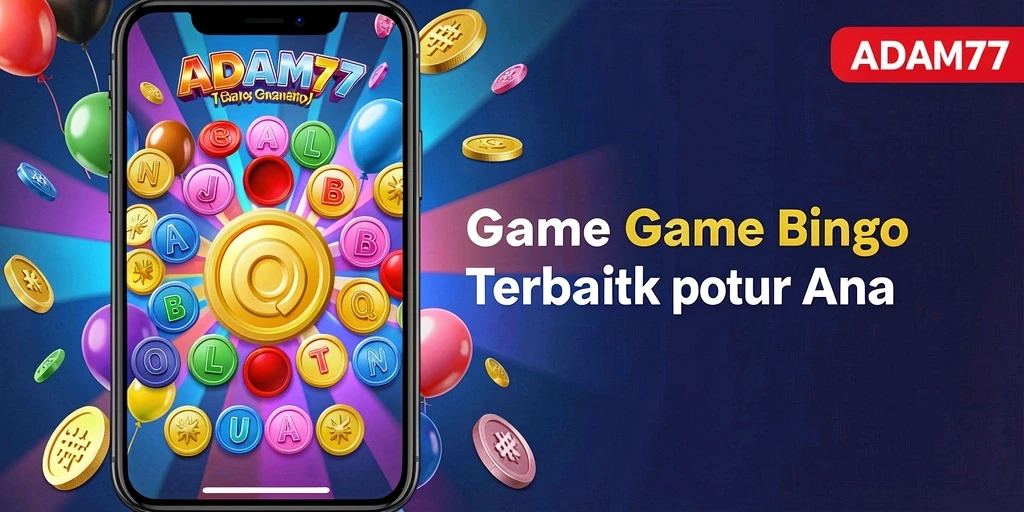 Tampilan antarmuka menarik dalam gameplay Bingo ADAM77.