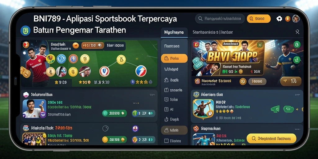Tangkapan layar BNI789 menampilkan antarmuka taruhan olahraga yang menarik.