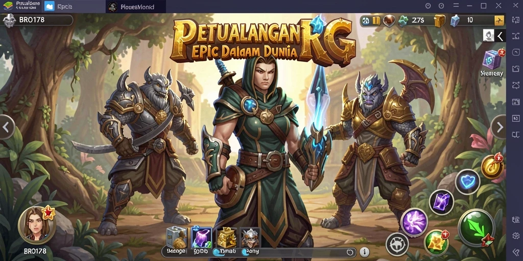 Tampilan gameplay seru di BRO178 yang penuh tantangan.