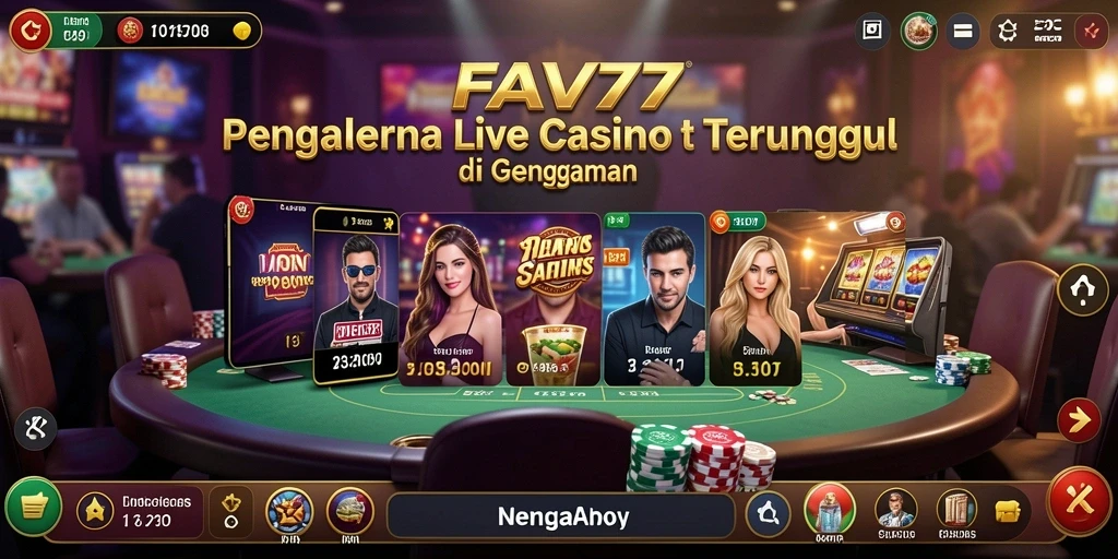 Tampilan gameplay Live Casino yang menarik dan interaktif.
