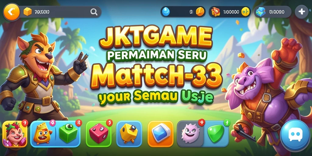 Menghibur gameplay Match-3 dengan grafis menawan dan tantangan menarik.