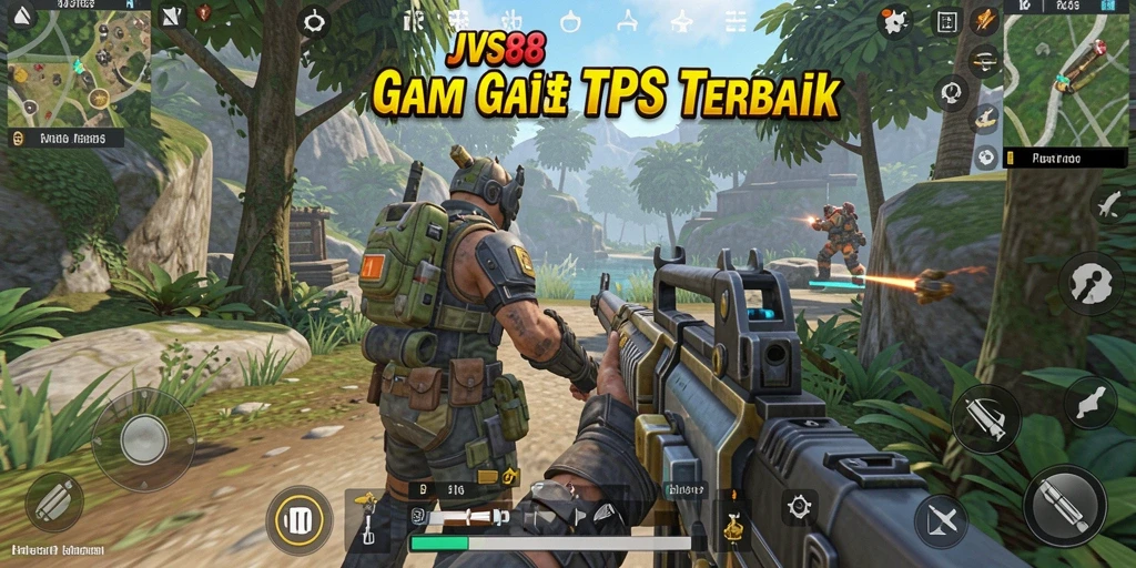 Tampilan mendebarkan dari gameplay TPS JVS88.