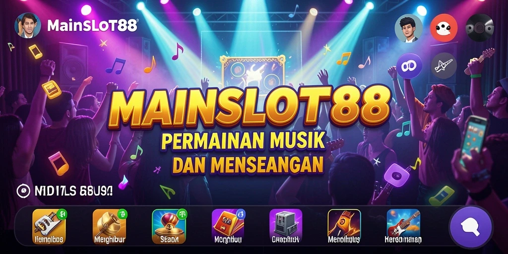 Tampilan gameplay MAINSLOT88 yang menarik dengan berbagai efek musik.