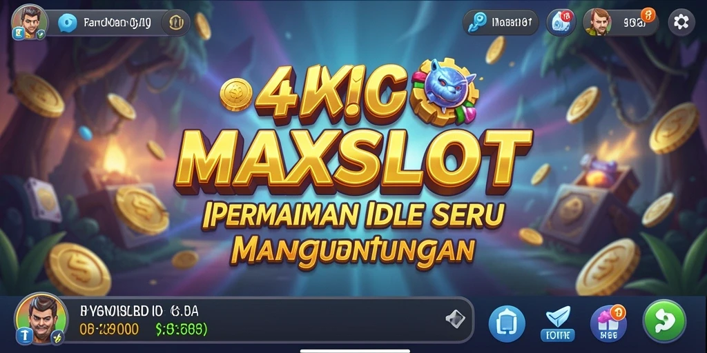 Gameplay MAXSLOT menampilkan keseruan mesin slot yang memukau.