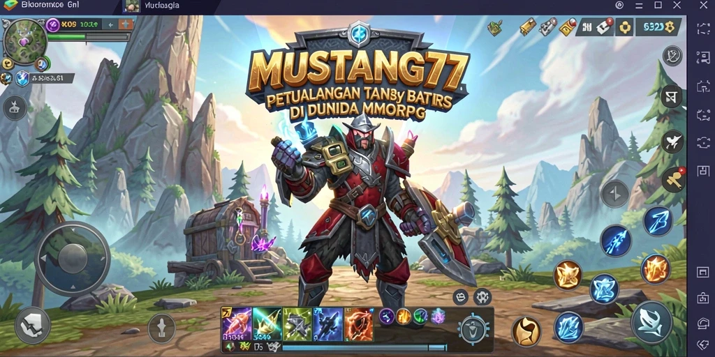 Tampilan gameplay <strong>MUSTANG77</strong> yang seru dan interaktif dalam dunia MMORPG.