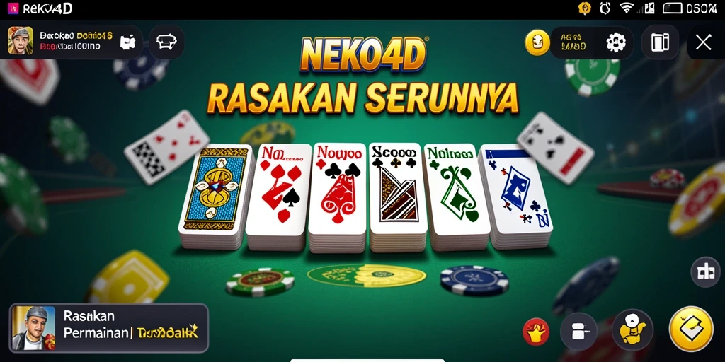 Tampilan menarik dari gameplay Domino di NEKO4D.