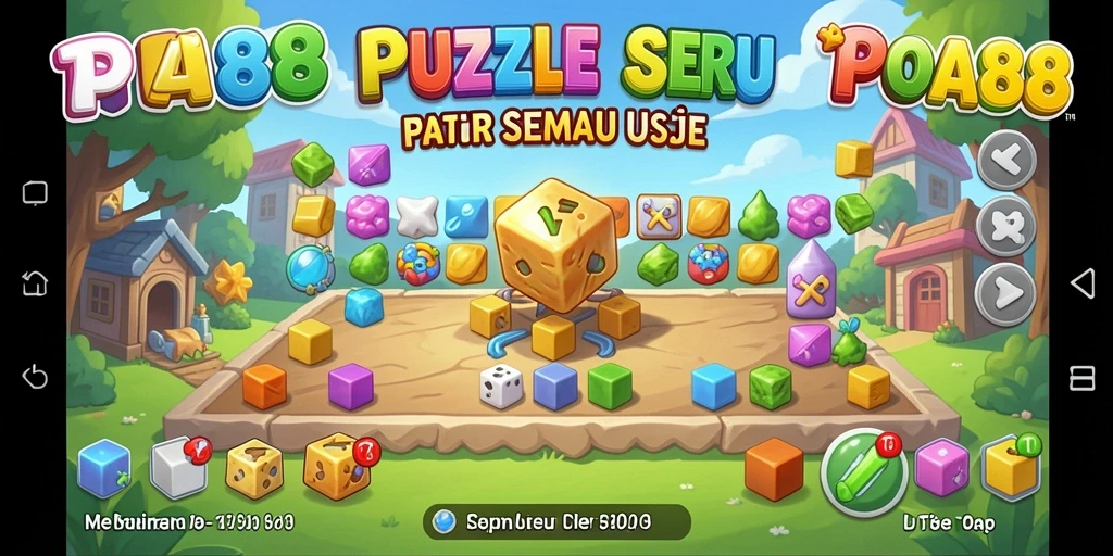 Screenshot gameplay POA88 menampilkan berbagai level puzzle yang menantang.
