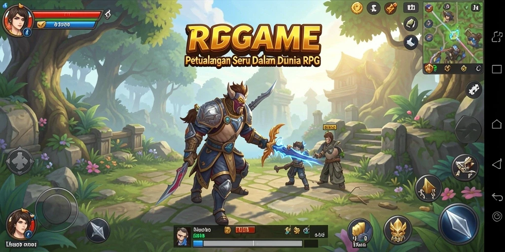 Tampilan gameplay RPGAME yang menarik dan dinamis.
