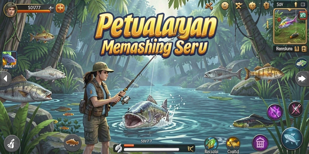Tangkapan ikan yang berhasil di dalam permainan SOV777.