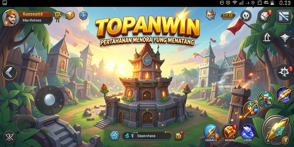 Gameplay menarik dari TOPANWIN dalam genre Tower Defense.