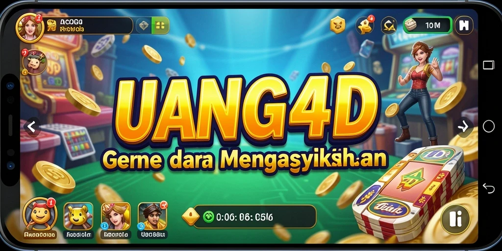 Tampilan screenshot gameplay UANG4D yang seru dan penuh warna.
